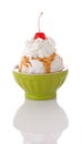 Butterscotch Or Caramel Sundae Royalty Free Stock Photo