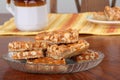 Butterscotch Peanut Bars Royalty Free Stock Photo