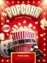 Buttery and crunchy popcorn ads