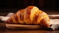 buttery homemade croissan food