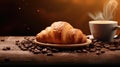 buttery puff croissan food