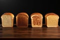 Buttery Set toast bread. Generate Ai