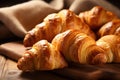 Buttery Tasty croissant. Generate Ai