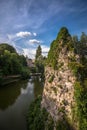 Buttes chaumont Parc paris Royalty Free Stock Photo