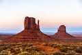 Buttes in Monument Valley Royalty Free Stock Photo