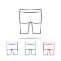 Buttocks icon. Elements of human body parts multi colored icons. Premium quality graphic design icon. Simple icon for websites, we