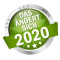 Button with Banner that changes in 2020 (in german