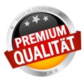 Button with Banner PREMIUM QUALITÃâT Royalty Free Stock Photo