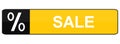 Button Banner for Web: Sale Royalty Free Stock Photo