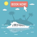 Button -book now and arrow,Booking holiday concept