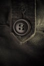 Button on clothes - fashion concept Royalty Free Stock Photo