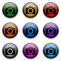 Button Color CAMERA Royalty Free Stock Photo