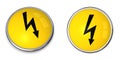 Button Electricity Symbol Royalty Free Stock Photo