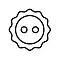 Button fill inside vector icon which can easily modify or edit