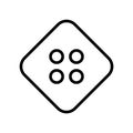 Button fill inside vector icon which can easily modify or edit