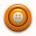 a button with four buttons on it is shown in orange and white colors