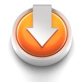 Button Icon: Download Royalty Free Stock Photo