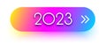 Button or icon with 2023 sign