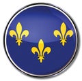 Button of the Ile-de-France