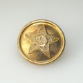 The button from military uniforms of Soviet army