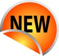 Button New Royalty Free Stock Photo