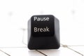 Button pause break