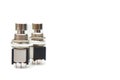Button,3pdt switch for replacing guitar processor pedal,mixers,amplifiers Royalty Free Stock Photo
