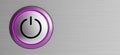 Button power start symbol technology push Royalty Free Stock Photo