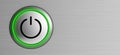 Button power start symbol technology push Royalty Free Stock Photo