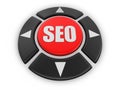 Button SEO Royalty Free Stock Photo