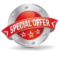 Button special offer Royalty Free Stock Photo