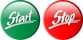Button_start_stop Royalty Free Stock Photo