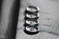 Button suit stripe Royalty Free Stock Photo