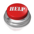 Button or switch with text Help Royalty Free Stock Photo