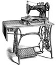 Buttonhole sewing machine by Singer.