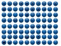 Buttons blue