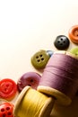 Buttons and bobbins Royalty Free Stock Photo