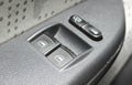Buttons controlling windows in car Royalty Free Stock Photo