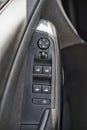 buttons controlling the windows in a car Royalty Free Stock Photo
