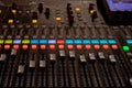 Buttons equipment for sound mixer control, equipment for sound mixer control, electornic device