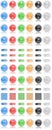 Buttons (icons) of Web 2.0