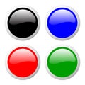 Buttons set color Royalty Free Stock Photo