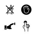 Buttons. Simple Related Vector Icons Royalty Free Stock Photo