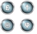 Buttons and symbols