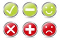 Buttons Of Validation Icons