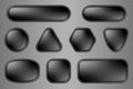 Buttons for web (black variation)