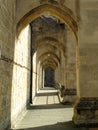 Buttress Arches Of Winchester Cathedral Royalty Free Stock Photo