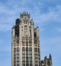 Buttresses of Tribune Tower Royalty Free Stock Photo