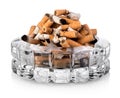 Butts in ashtray Royalty Free Stock Photo