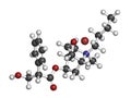 Butylscopolamine (hyoscine butylbromide, scopolamine butylbromide, butylhyoscine) drug molecule. Used in treatment of abdominal